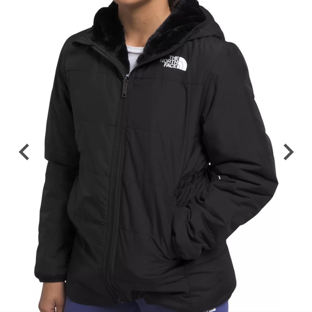 The North Face Girls' Reversible Mossbud Parka size L 12